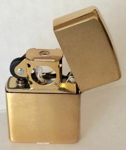 Zippo Windproof Brushed Brass Pipe Lighter, 204BPL, 204B Pip