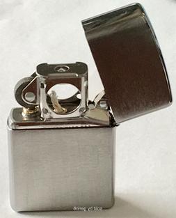 Zippo Windproof Brushed Chrome Pipe Lighter, # 200 Pipe, New