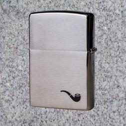 Brushed Chrome Zippo Pipe Lighter