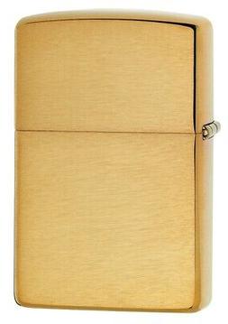 Zippo Brushed Finish Brass Lighter