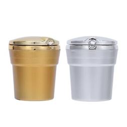 Car Ashtray With Led Light Cigarette Smoke Travel Remover As