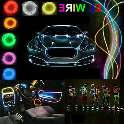 Hot EL-Wire Car Interior Unique Decor Fluorescent Strip Neon