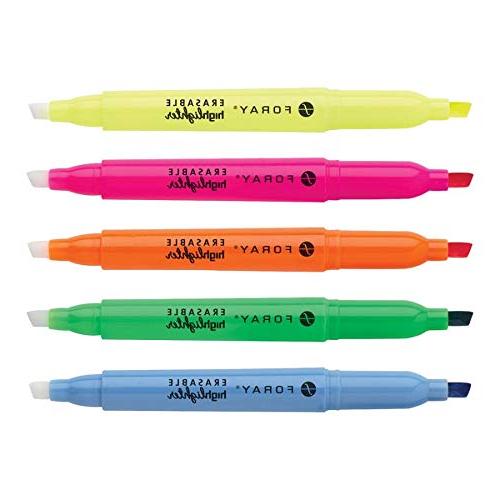 Office Depot Brand Erasable Highlighters With Chisel Tips
