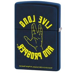 - Star Trek Live Long And Prosper Navy Matte