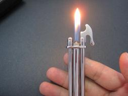High-end Metal Flint Lighter Old Style Silver