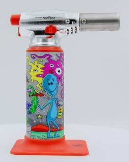 Custom Torch "Pickle Fun" Dunkees Butane Torch - Red,White,G
