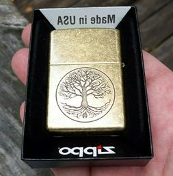 Zippo Tree Of Life, Antique Brass, LUltimate Survivaler 2914