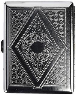 Victorian Era Crush Proof Chrome Cigarette Smoke Case Hold K