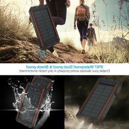 Solar Power Bank External Battery Charger