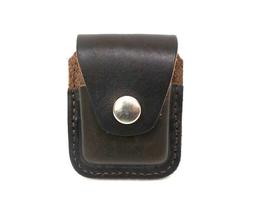 Pouch Case Brown Leather With Belt Loop Made In Usa New